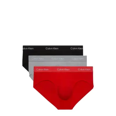 Calvin Klein Hip Brief 3Pk - Black - XL