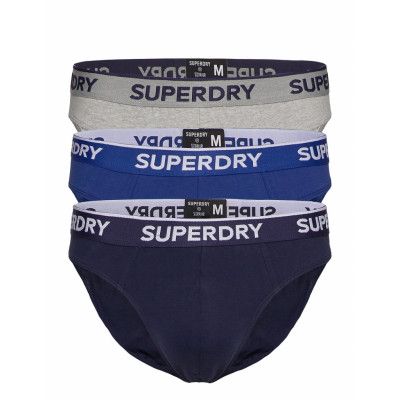 Classic Brief Triple Kalsonger Y-front Briefs Blå Superdry