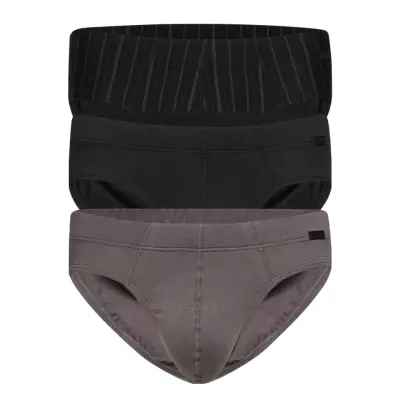 Cotton+ Brief 3-P Kalsonger Y-front Briefs Grå Jockey