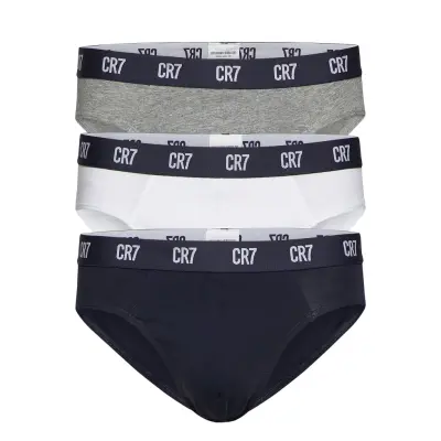 CR7 Cr7 Basic, Brief, 3-Pack Grå