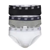 CR7 Cr7 Basic Brief Organic 3-Pak Svart