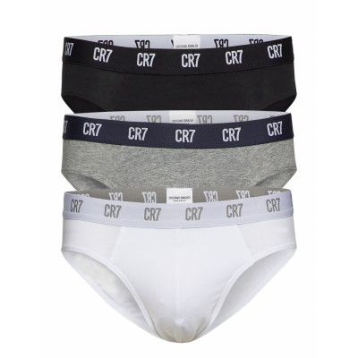 CR7 Cr7 Basic Brief Organic 3-Pak Svart
