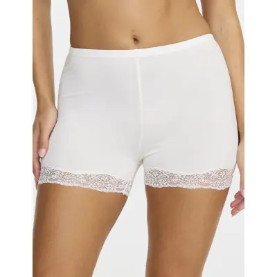 Damella of Sweden Biker Briefs - White - L