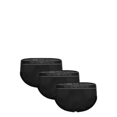 Emporio Armani 3 Pack Bottom Svart