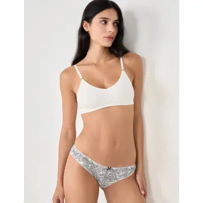 Etam Jackie - 3 Briefs - Multi/patterned - L