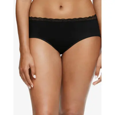 Femilet Basic Lace Hipster - Black - 44