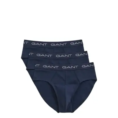 GANT Brief 3-Pack Marinblå