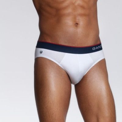 Gant Premium Basic CS Solid Hip Brief White * Fri Frakt *
