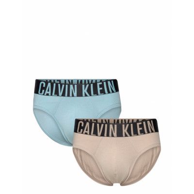 Hip Brief 2Pk Kalsonger Y-front Briefs Beige Calvin Klein