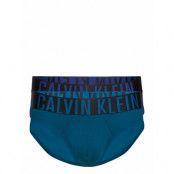 Hip Brief 2Pk Kalsonger Y-front Briefs Blå Calvin Klein