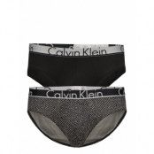 Hip Brief 2pk Kalsonger Y-front Briefs Svart Calvin Klein