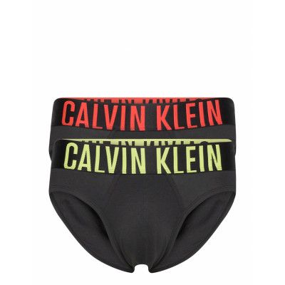 Hip Brief 2Pk Kalsonger Y-front Briefs Svart Calvin Klein