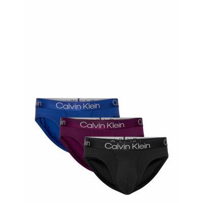 Hip Brief 3Pk *Villkorat Erbjudande Kalsonger Y-front Briefs Blå Calvin Klein