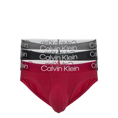 Hip Brief 3Pk *Villkorat Erbjudande Kalsonger Y-front Briefs Röd Calvin Klein