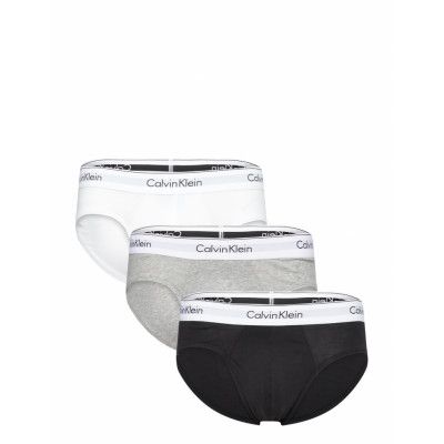 Hip Brief 3Pk *Villkorat Erbjudande Kalsonger Y-front Briefs Svart Calvin Klein
