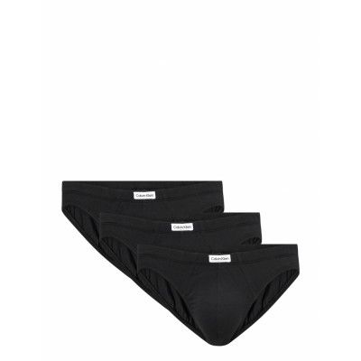 Hip Brief 3Pk Kalsonger Y-front Briefs Svart Calvin Klein