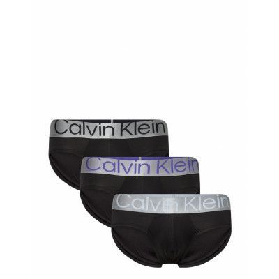 Hip Brief 3Pk *Villkorat Erbjudande Kalsonger Y-front Briefs Svart Calvin Klein
