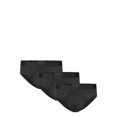 Hip Brief 3Pk Kalsonger Y-front Briefs Svart Calvin Klein