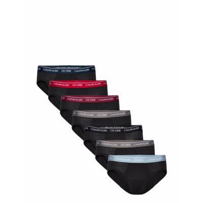 Hip Brief 7Pk Kalsonger Y-front Briefs Svart Calvin Klein