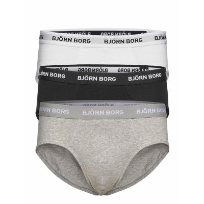 Essential Brief 3P *Villkorat Erbjudande Kalsonger Y-front Briefs Grå Björn Borg