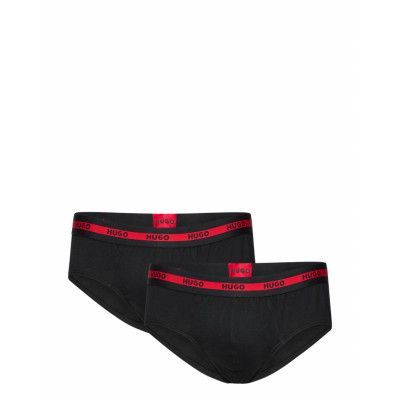 Hip Brief Twin Pack Designers Briefs Svart HUGO