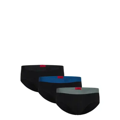 HUGO Hipbrief Tripletpack Svart