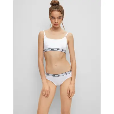 HUGO Triplet Brief Stripe - White - XXL