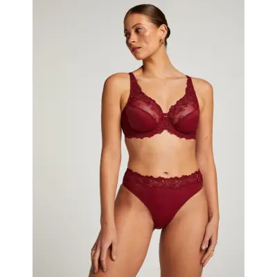 Hunkemöller Diva Hl Rio H - Burgundy - XS