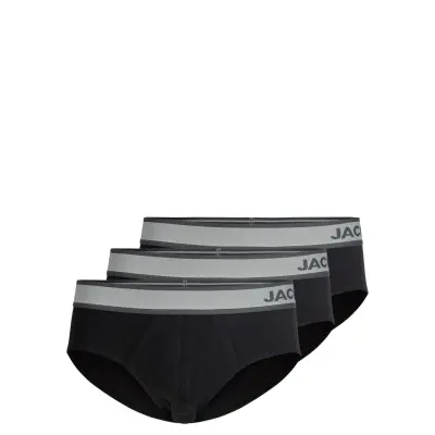 Jack & J S Jaceaston Solid Briefs 3-Pack Svart