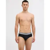 Jack & Jones Jaceaston Solid Briefs 3-Pack - Black - L