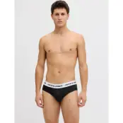 Jack & Jones Jacmason Solid Briefs 3-Pack - Black - M