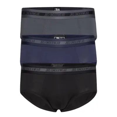 JBS Jbs 3-Pack Brief Bamboo. - Multi/patterned - XXXL