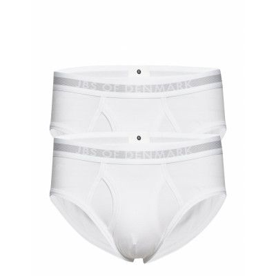 Jbs Of Dk, Brief Bamboo 2-Pack Kalsonger Y-front Briefs Vit JBS Of Denmark