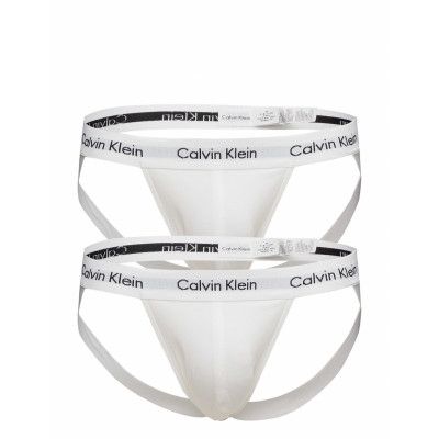 Jock Strap 2Pk Kalsonger Y-front Briefs Vit Calvin Klein