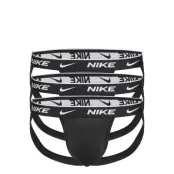 Jock Strap 3Pk Kalsonger Y-front Briefs Svart NIKE Underwear