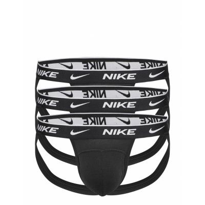 Jock Strap 3Pk Kalsonger Y-front Briefs Svart NIKE Underwear