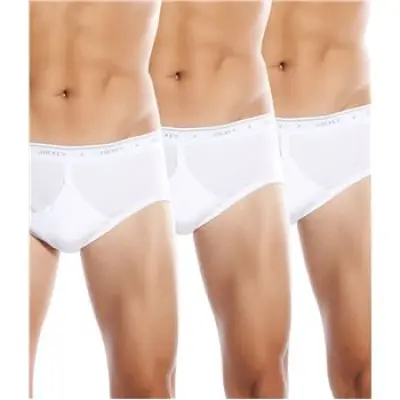 Jockey 3-pack Classic Y-front Brief White * Fri Frakt *