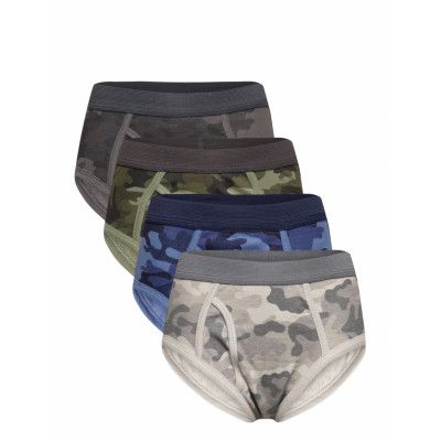 Kids 100% Organic Cotton Camo Briefs Night & Underwear Underwear Underpants Multi/patterned GAP