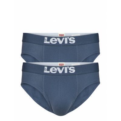 Levis Men Solid Basic Brief 2P Kalsonger Y-front Briefs Blå Levi´s
