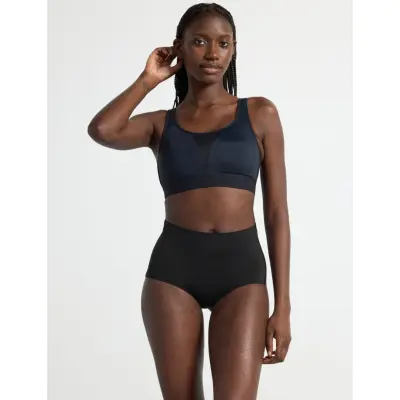 Lindex 3-Pack High Waist Sports Briefs - Brown - S