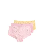 Lindex 3-Pack Hipster Briefs - Pink - 158/164
