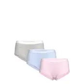 Lindex Brief Hipster 3P Solid - Pink - 170