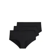 Lindex Brief Polly Reg Micro 3 Pack - Black - S