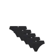 Lindex Brief Thong Cotton Nellie 5 Pa - Black - XXL