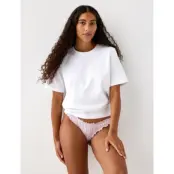 Lindex Brief Thong Low Scrunchie Micr - Pink - XL