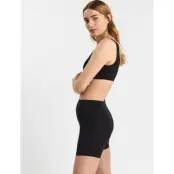 Lindex Seamless Biker Briefs With High Waist - Black - S