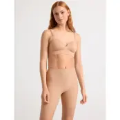 Lindex Shaping Biker Micro - Beige - XXL