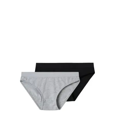 LMTD Nlfnantelle Brief 2P Noos - Black - 158-164