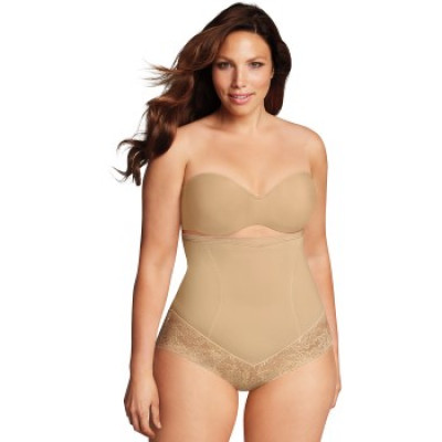 Maidenform Curvy Firm Foundations Hi-Waist Brief * Fri Frakt *