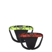 Men's Knit 2-Pack Jockstrap Kalsonger Y-front Briefs Svart Emporio Armani